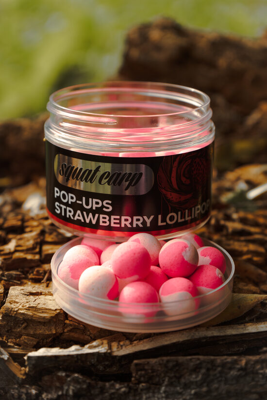 SQUAT CARP -Pop-Up Strawberry Lollipop 16 mm 60 g
